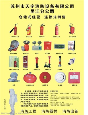 消防宣傳單頁圖片素材